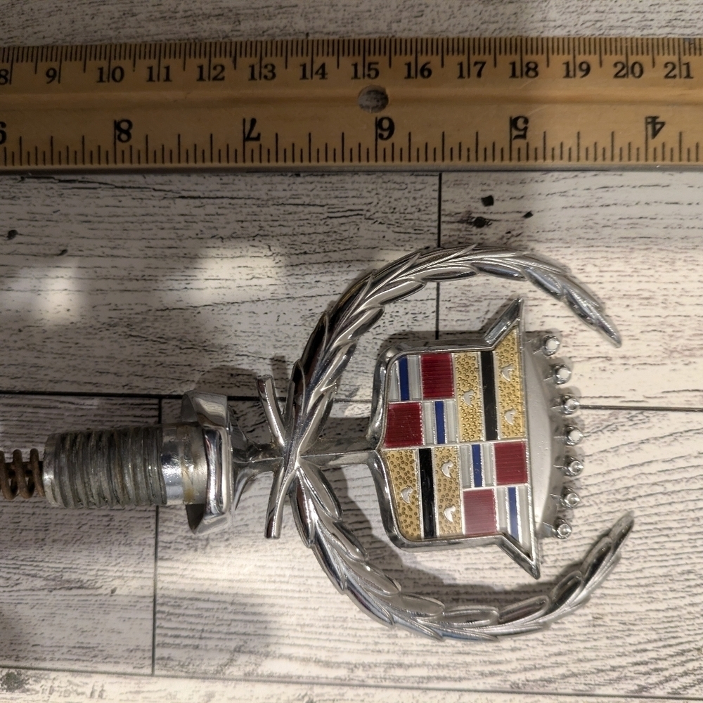 Cadillac Silver and Gold Wall Decor Emblem - Picture 2 of 6